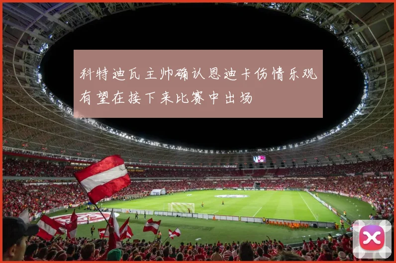 科特迪瓦主帅确认恩迪卡伤情乐观有望在接下来比赛中出场